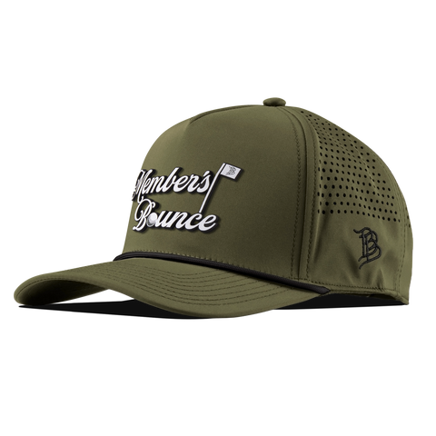 Member's Bounce Curved 5 Panel Rope Loden/Black 