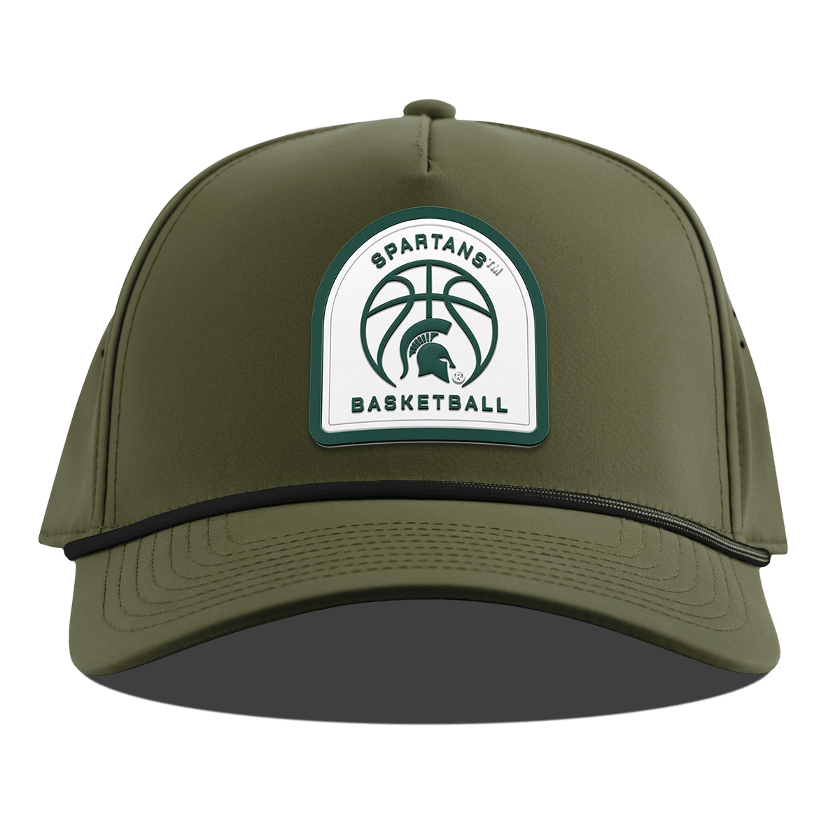Michigan State University "Michigan State Basketball" Curved 5 Panel Rope Loden