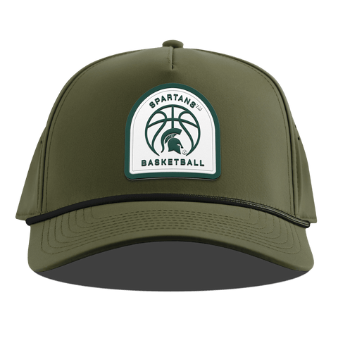 Michigan State University "Michigan State Basketball" Curved 5 Panel Rope Loden