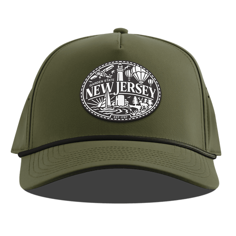 New Jersey Traveler Curved 5 Panel Rope Loden