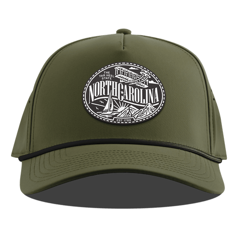 North Carolina Traveler Curved 5 Panel Rope Loden