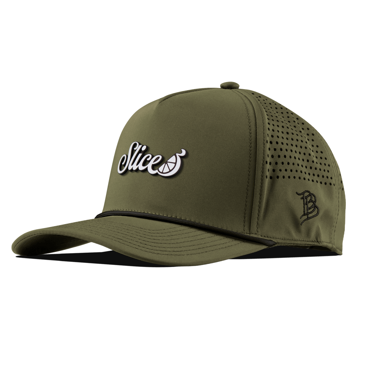 Sliced Script Curved 5 Panel Rope Loden