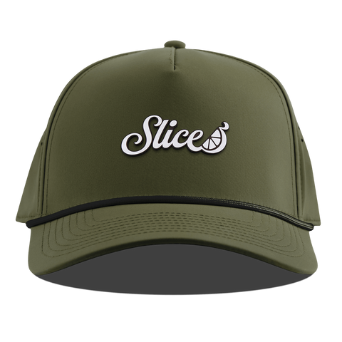 Sliced Script Curved 5 Panel Rope Loden