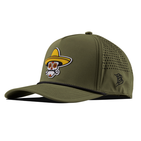 Sombrero Skull PVC Curved 5 Panel Rope Loden