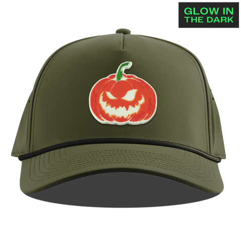Jack-O-Lantern Glow Curved 5 Panel Rope Loden