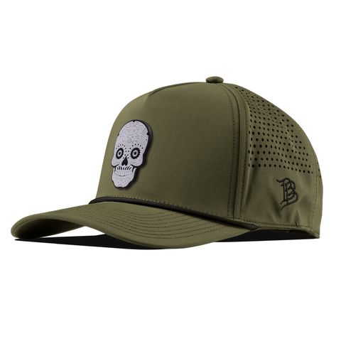 Sugar Skull PVC Curved 5 Panel Rope Loden