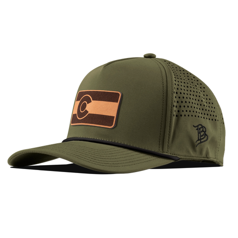 Colorado 38 Curved 5 Panel Rope Loden/Black