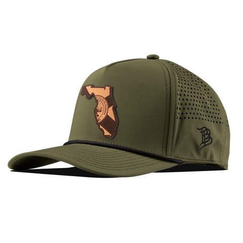 Florida 27 Curved 5 Panel Rope Loden/Black