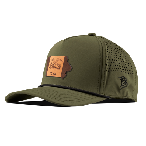 Iowa 29 Curved 5 Panel Rope Loden/Black