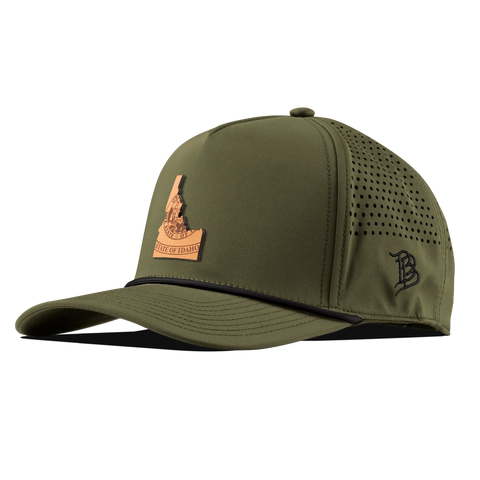 Idaho 43 Curved 5 Panel Rope Loden/Black