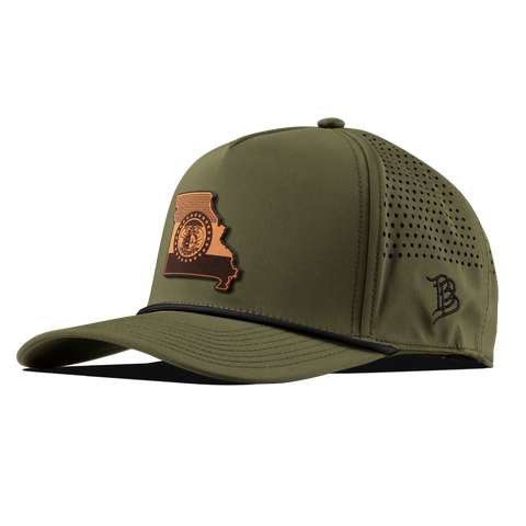 Missouri 24 Curved 5 Panel Rope Loden/Black