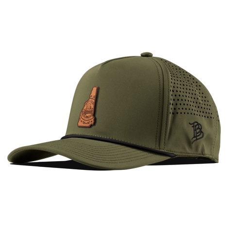 New Hampshire 9 Curved 5 Panel Rope Loden/Black