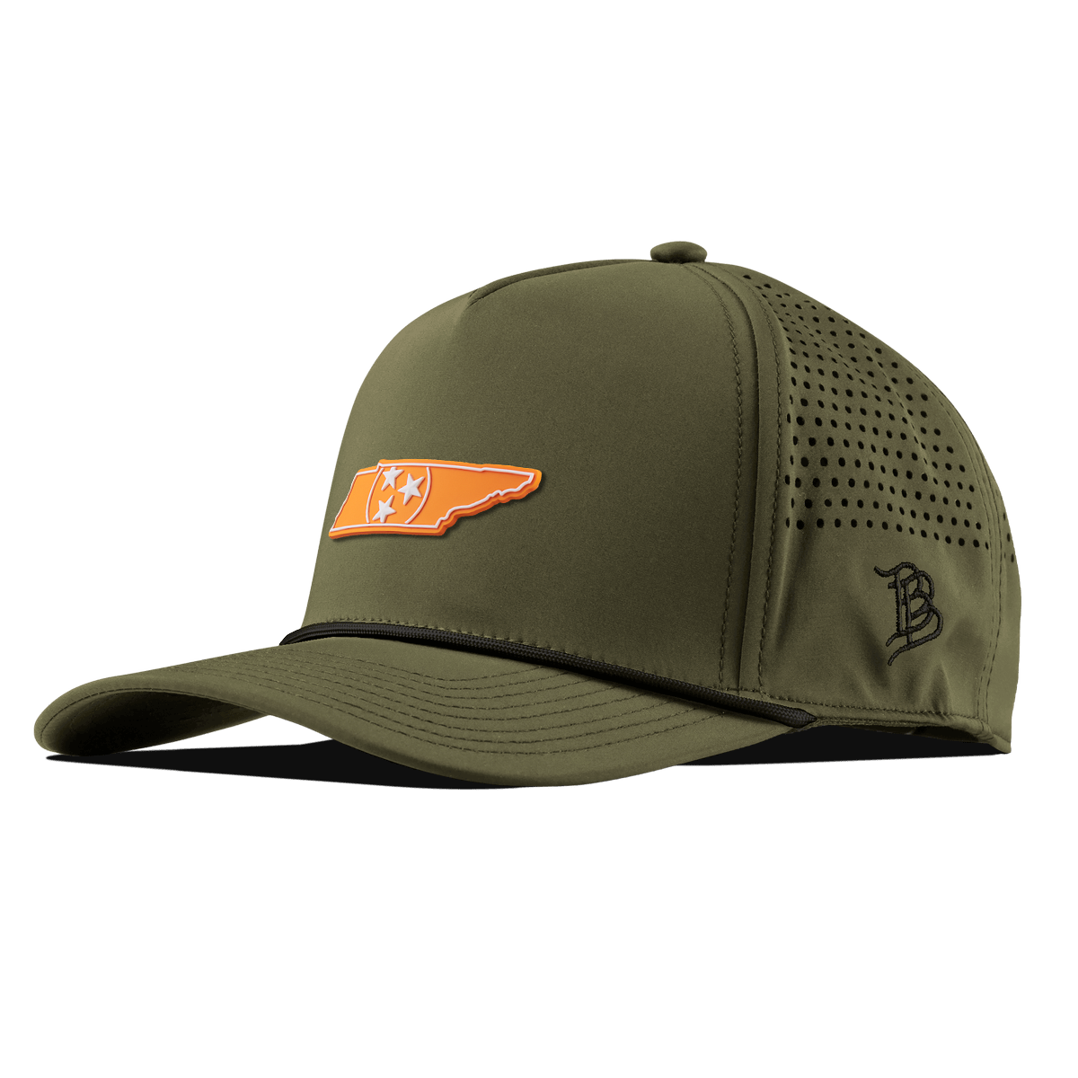 University of Tennessee "Tennessee Orange" Curved 5 Panel Rope Loden/Black