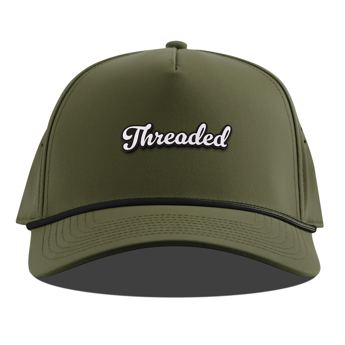 Threaded Script Curved 5 Panel Rope Loden