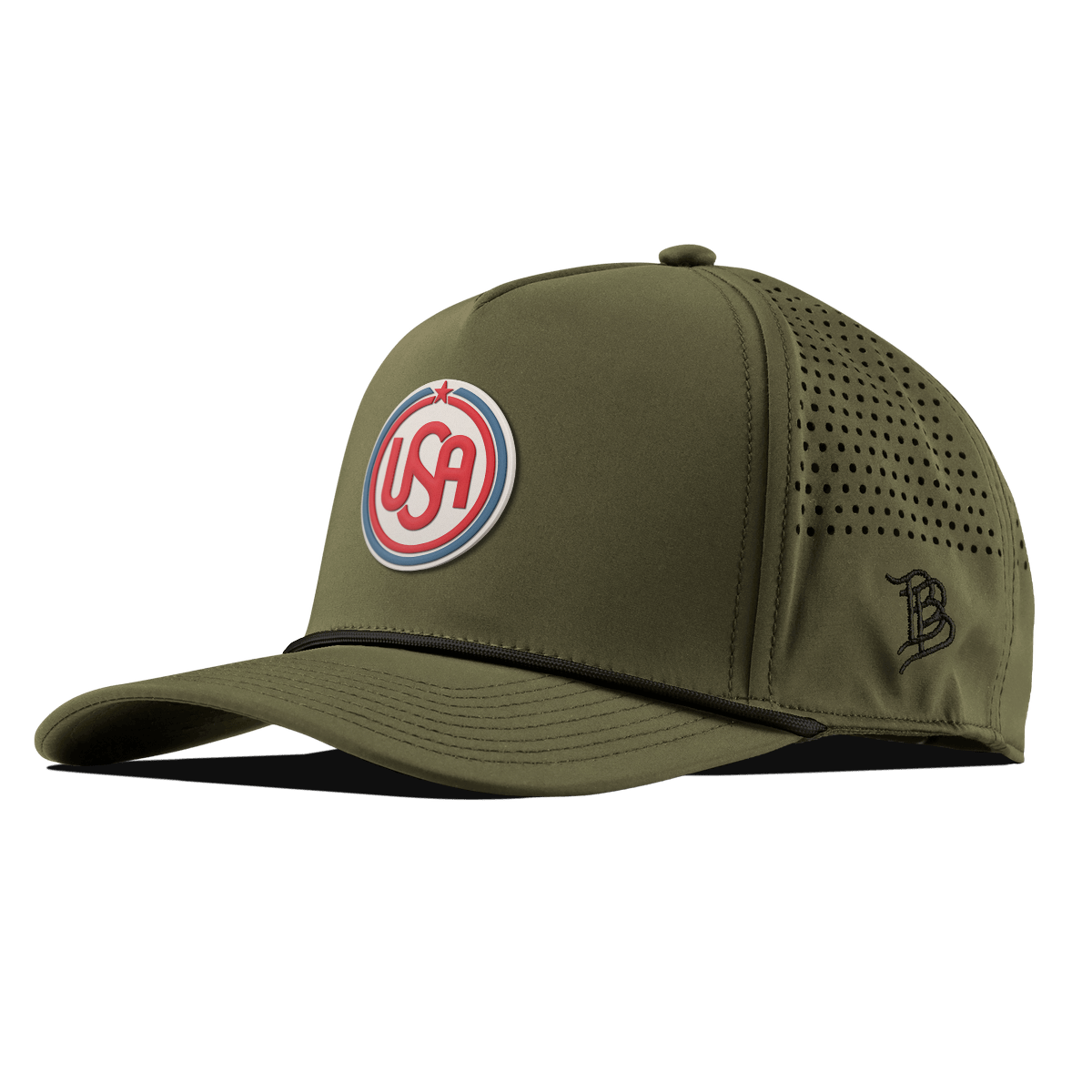 USA Icon Curved 5 Panel Rope Loden