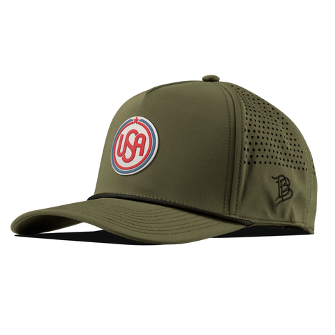 USA Icon Curved 5 Panel Rope Loden