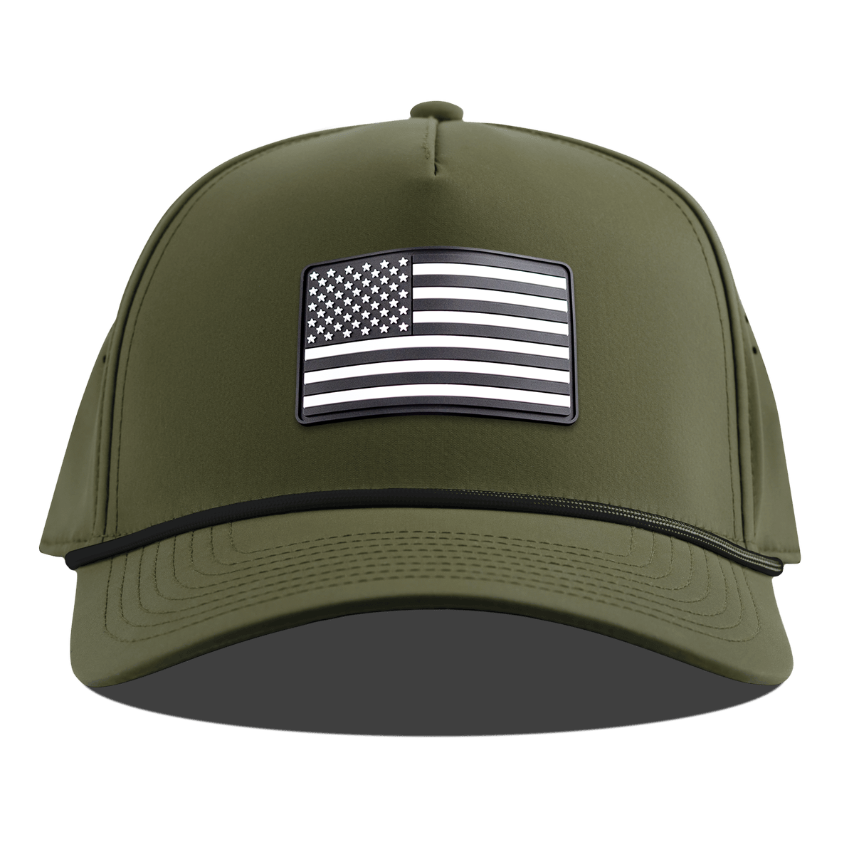 Vintage Old Glory Curved 5 Panel Rope Loden