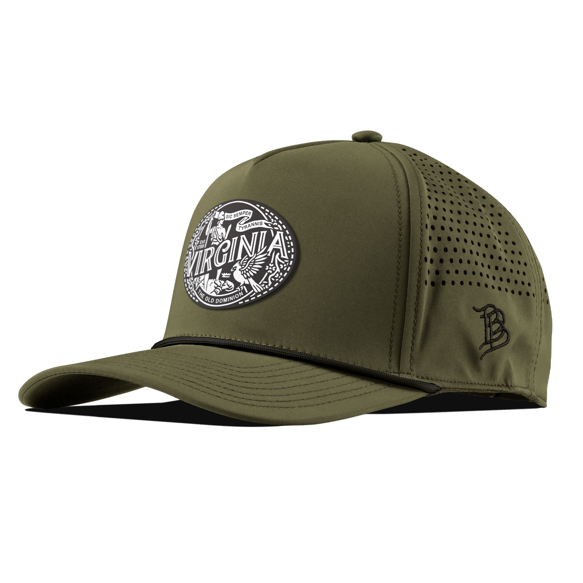 Virginia Traveler Curved 5 Panel Rope Loden