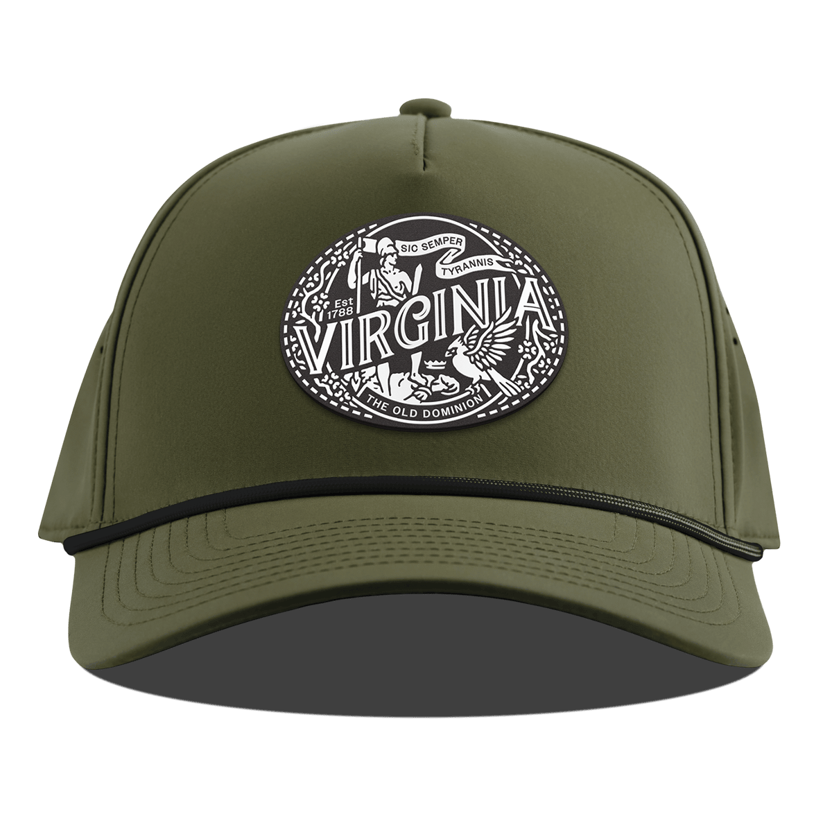 Virginia Traveler Curved 5 Panel Rope Loden