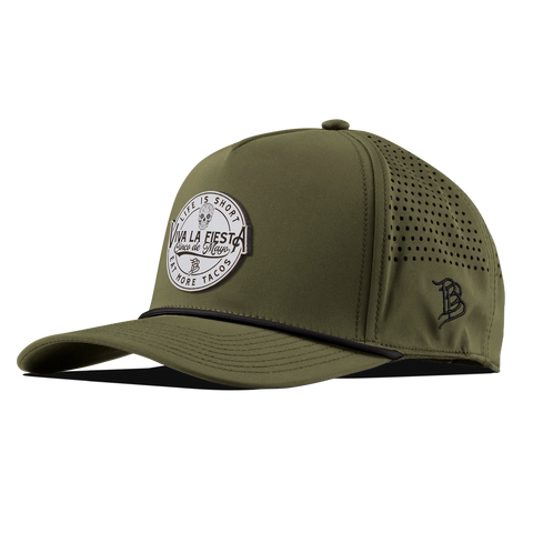 Branded Fiesta Curved 5 Panel Rope Loden 