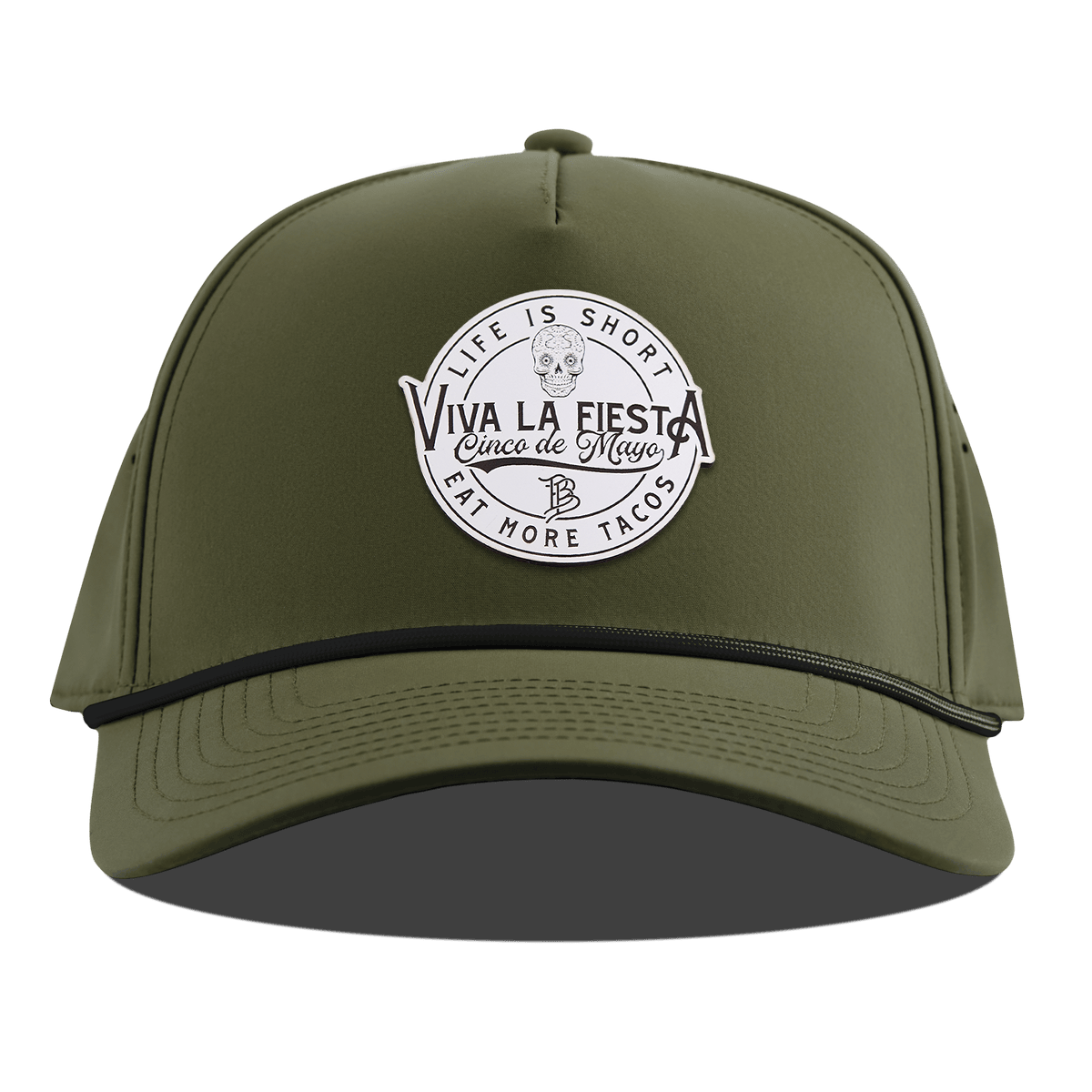Branded Fiesta Curved 5 Panel Rope Loden