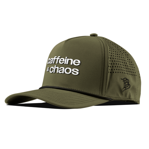 Caffeine & Chaos Curved 5 Panel Rope Loden