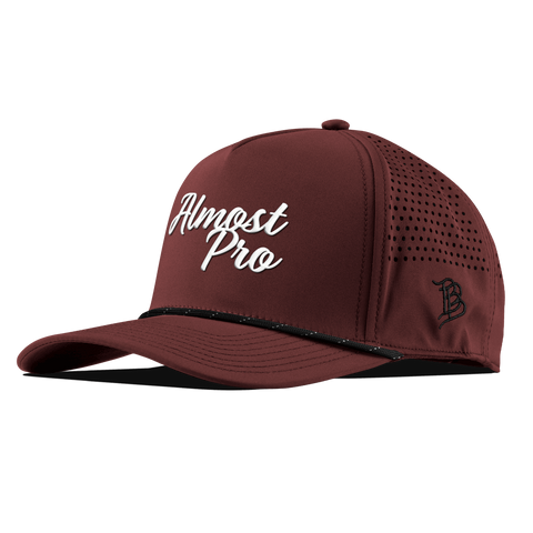 Hailey Ostrom "Almost Pro" Curved 5 Panel Rope Maroon