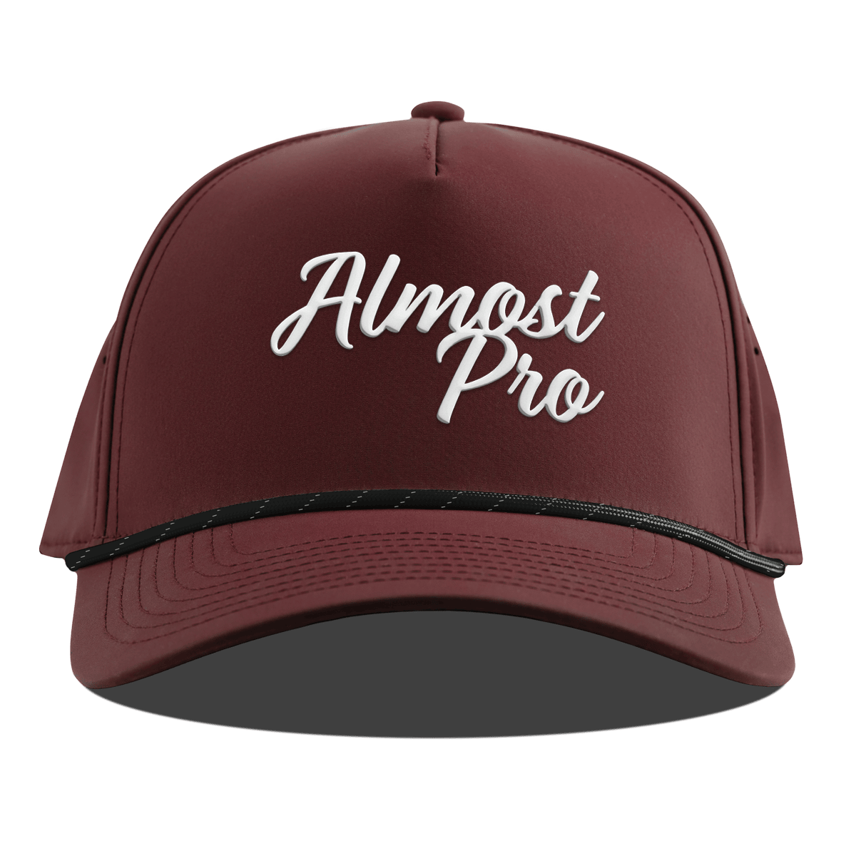 Hailey Ostrom "Almost Pro" Curved 5 Panel Rope Maroon