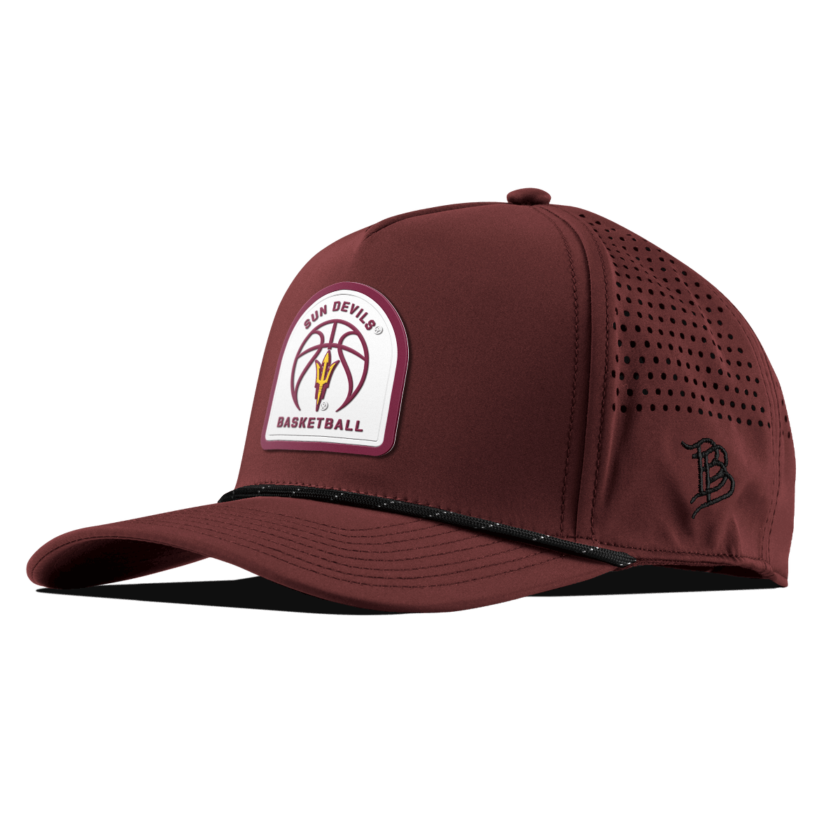 Arizona State University "Arizona State Basketball" Curved 5 Panel Rope Maroon