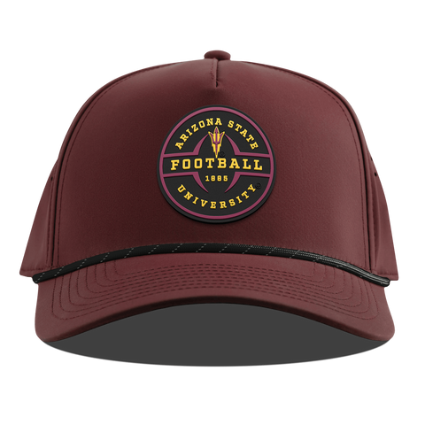 Arizona State University "Arizona State Football Legacy" Curved 5 Panel Rope Maroon
