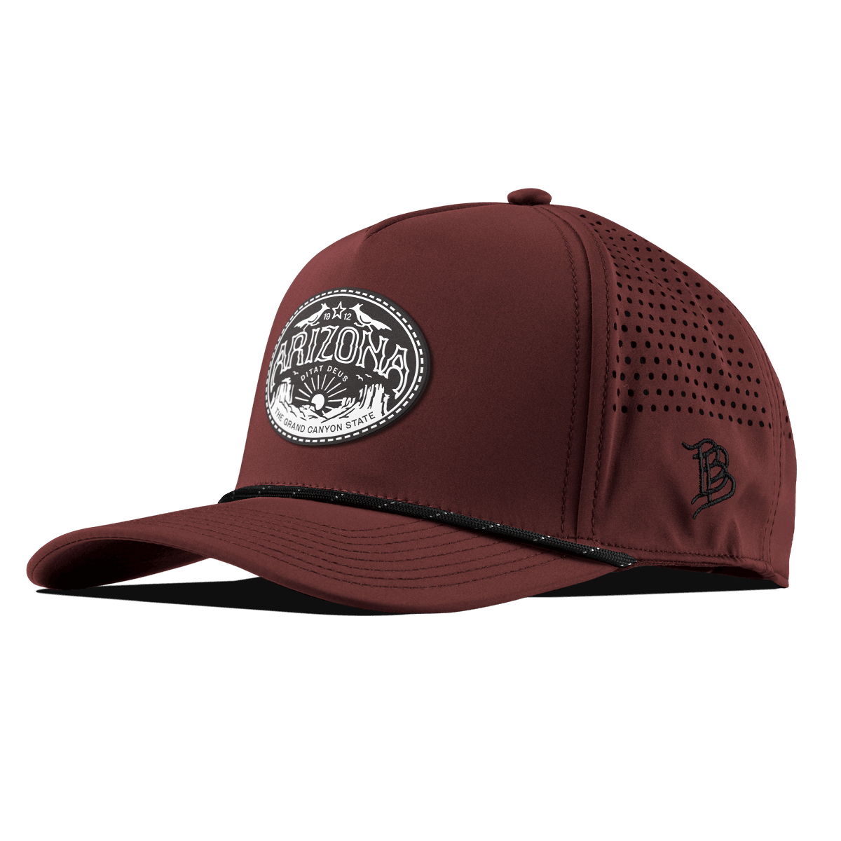 Arizona Traveler Curved 5 Panel Rope Maroon