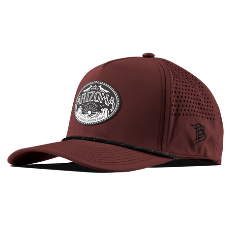 Arizona Traveler Curved 5 Panel Rope Maroon