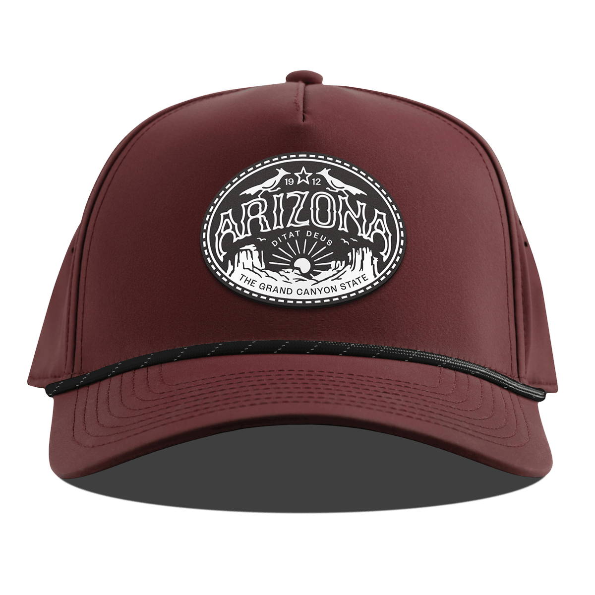 Arizona Traveler Curved 5 Panel Rope Maroon