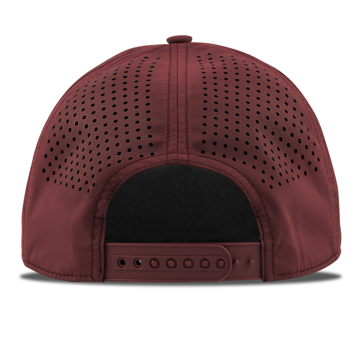 Old Glory Stealth Curved 5 Panel Rope Back Maroon/Black