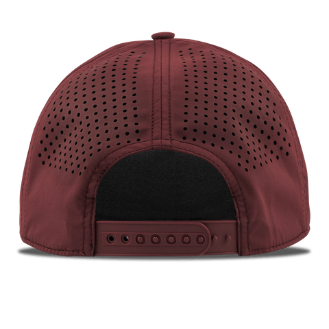 New Mexico Vintage Curved 5 Panel Performance Back Maroon/Black