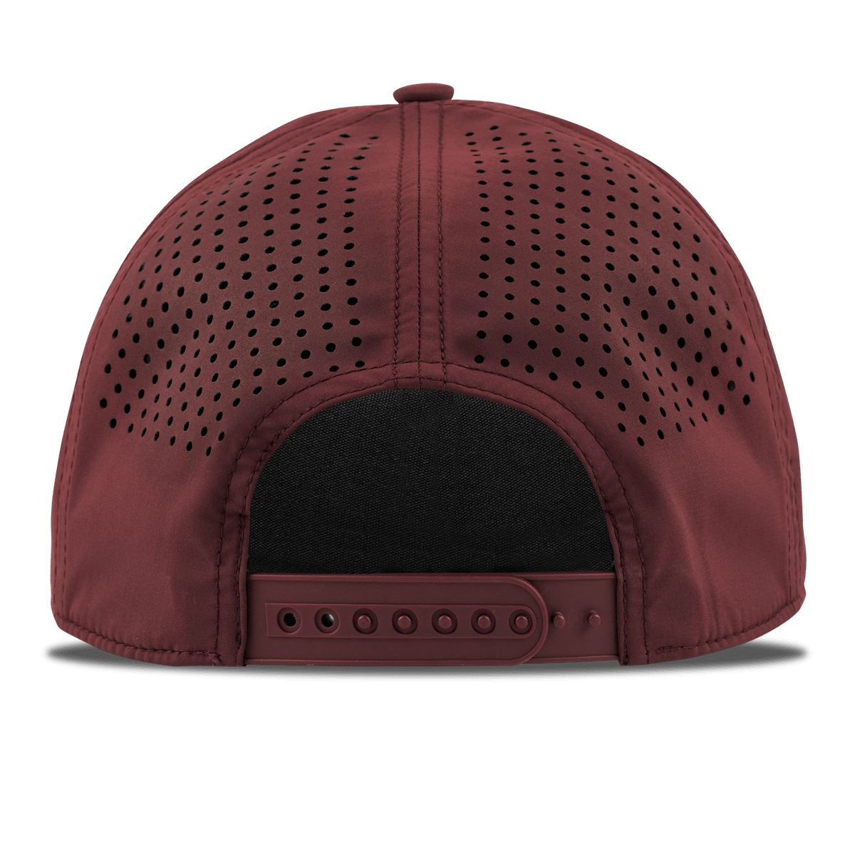 Old Glory PVC Curved 5 Panel Rope Back Maroon