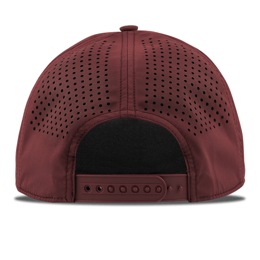 Virginia Tech University "Hokies Script" Curved 5 Panel Rope Back Maroon