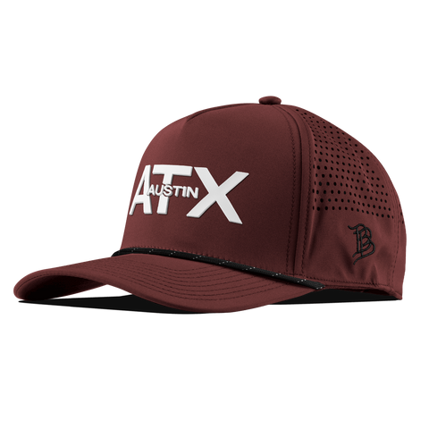 City Block Austin Curved 5 Panel Rope Maroon