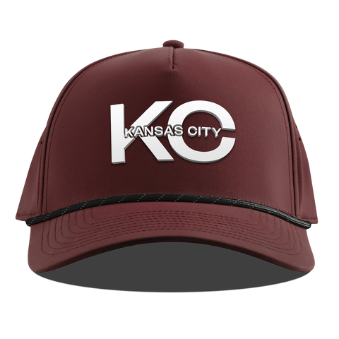 City Block Kansas City Curved 5 Panel Rope Maroon