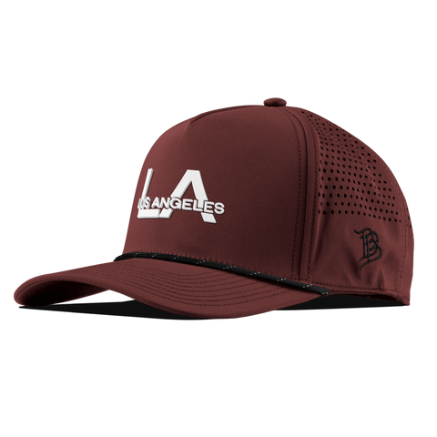 City Block Los Angeles Curved 5 Panel Rope Maroon