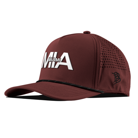City Block Miami Curved 5 Panel Rope Maroon
