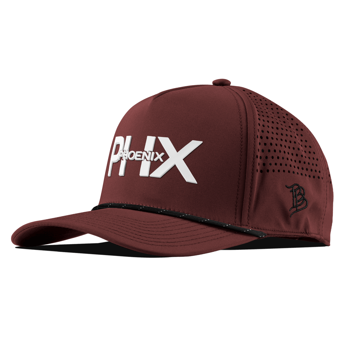City Block Phoenix Curved 5 Panel Rope Maroon