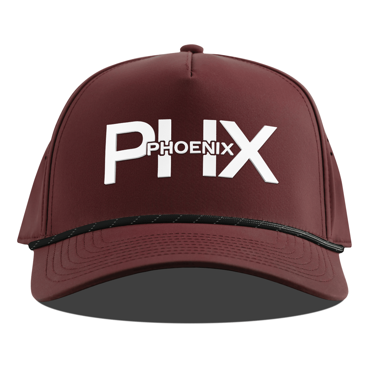 City Block Phoenix Curved 5 Panel Rope Maroon