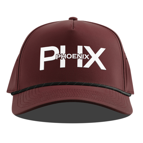 City Block Phoenix Curved 5 Panel Rope Maroon