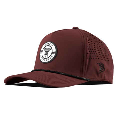 Cookout Craftsman Curved 5 Panel Rope Maroon