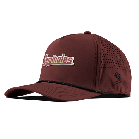 Florida State University "FSU Seminoles Block" Curved 5 Panel Rope Maroon