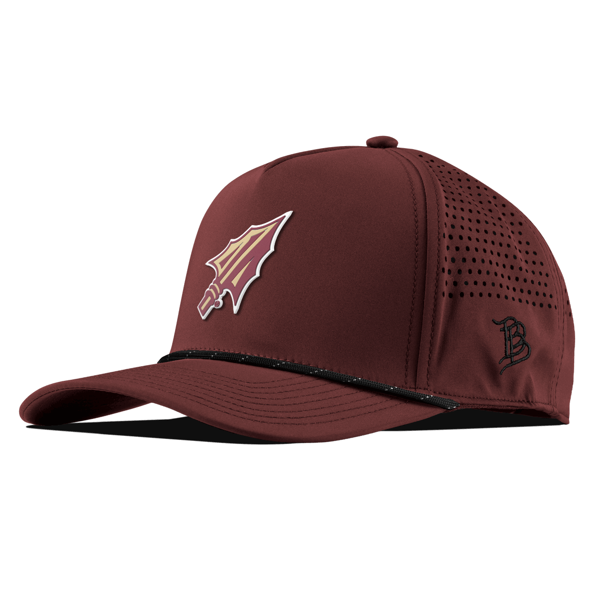 Florida State University "FSU Spear Tip" Curved 5 Panel Rope Maroon