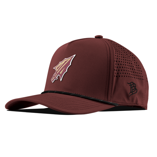 Florida State University "FSU Spear Tip" Curved 5 Panel Rope Maroon