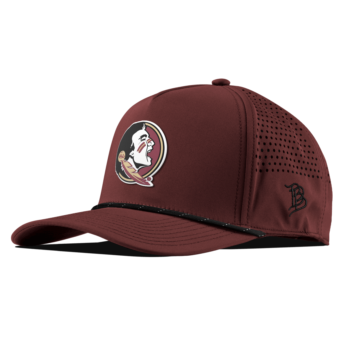 Florida State University "FSU Team Logo" Curved 5 Panel Rope Maroon