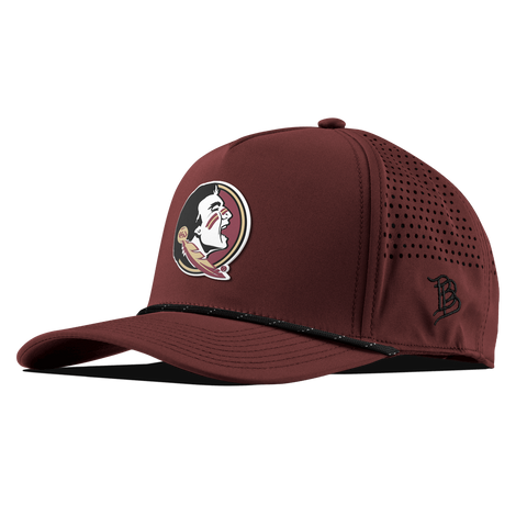 Florida State University "FSU Team Logo" Curved 5 Panel Rope Maroon